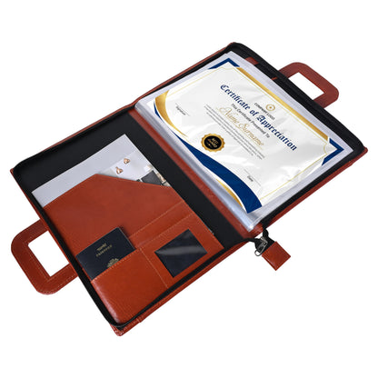 Premium Document File Folder with Handle - B4 Size (Bigger Than A4 and Legal) for 40 Professional Documents